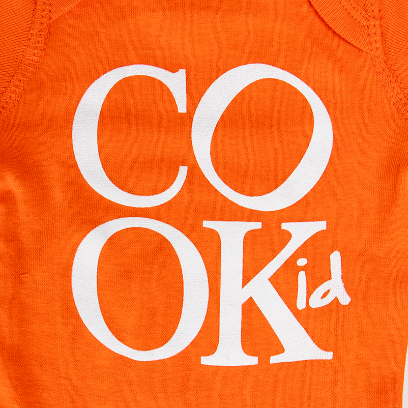 Cook Orange Onesie