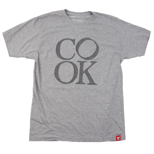 Cook Love Ts - Heather Grey